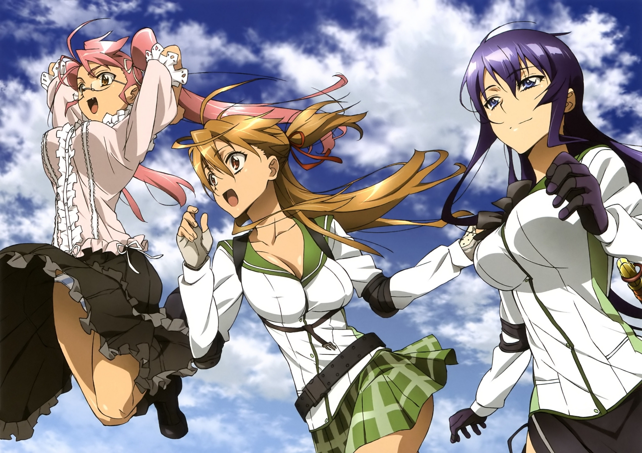 Top 10 Personagens Mais Fortes do Anime HighSchool of The Dead