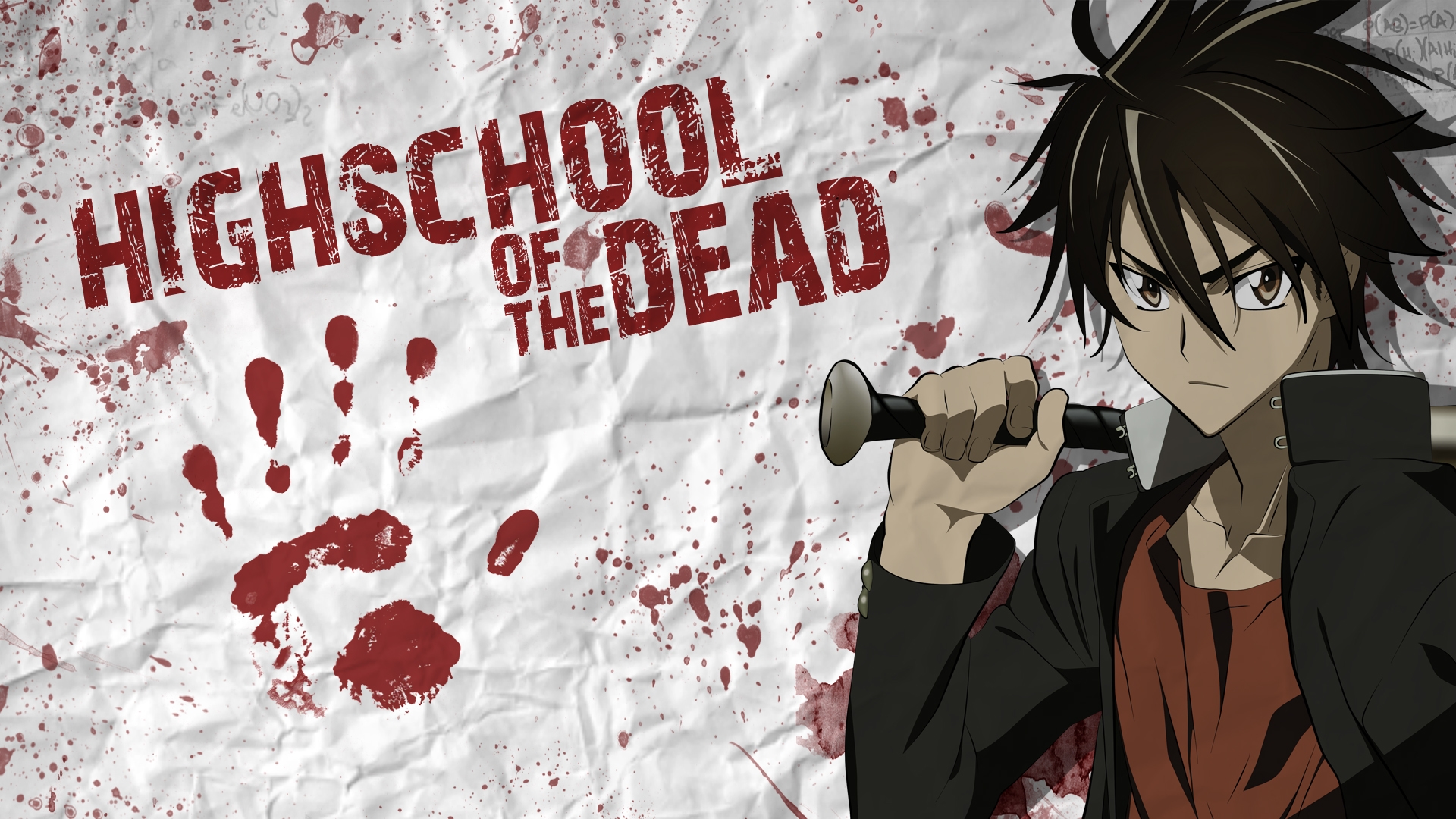 Highschool of the Dead Anime Sword Death Character, ensino médio dos  mortos, cabelo preto, personagem fictício, arma png