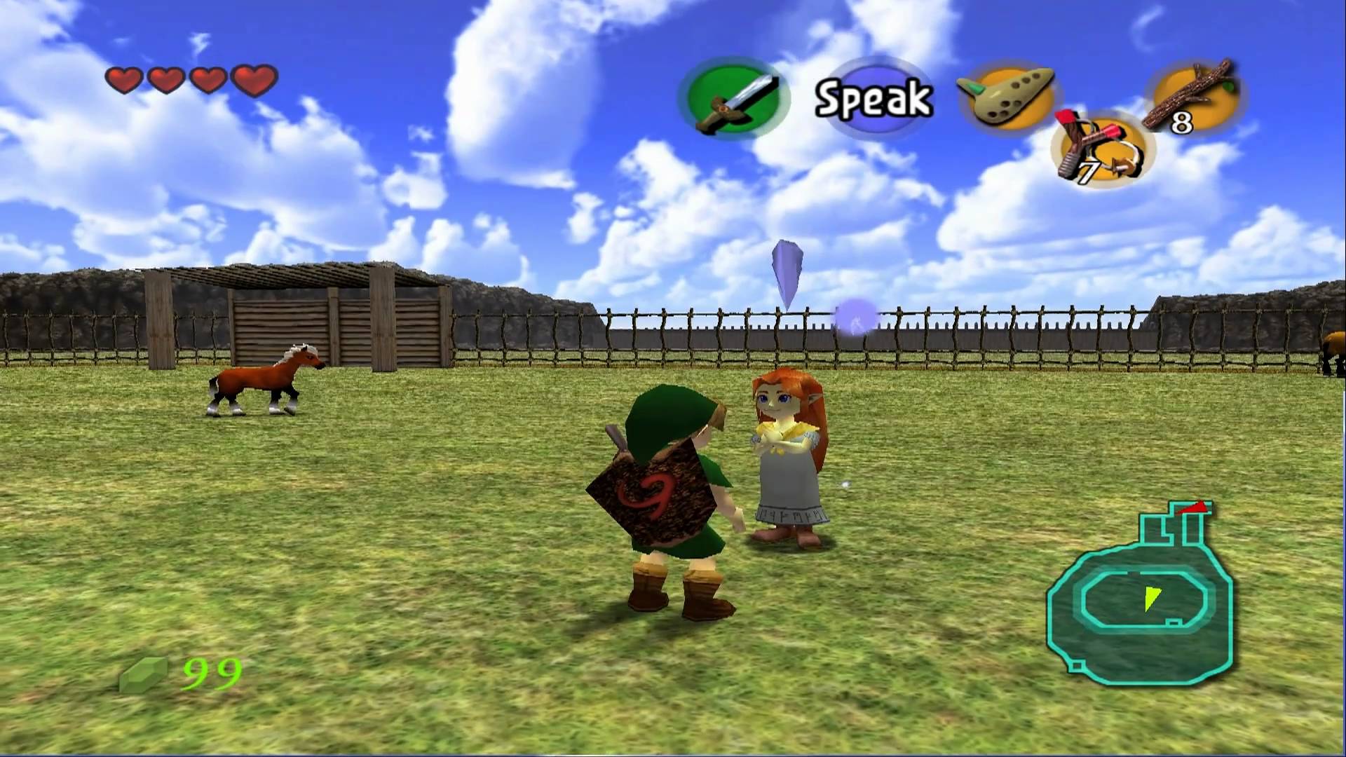 The Legend of Zelda: Ocarina of Time. Ep 3 - Castelo de Hyrule e A princesa  Zelda. (Legendado PT-BR) 