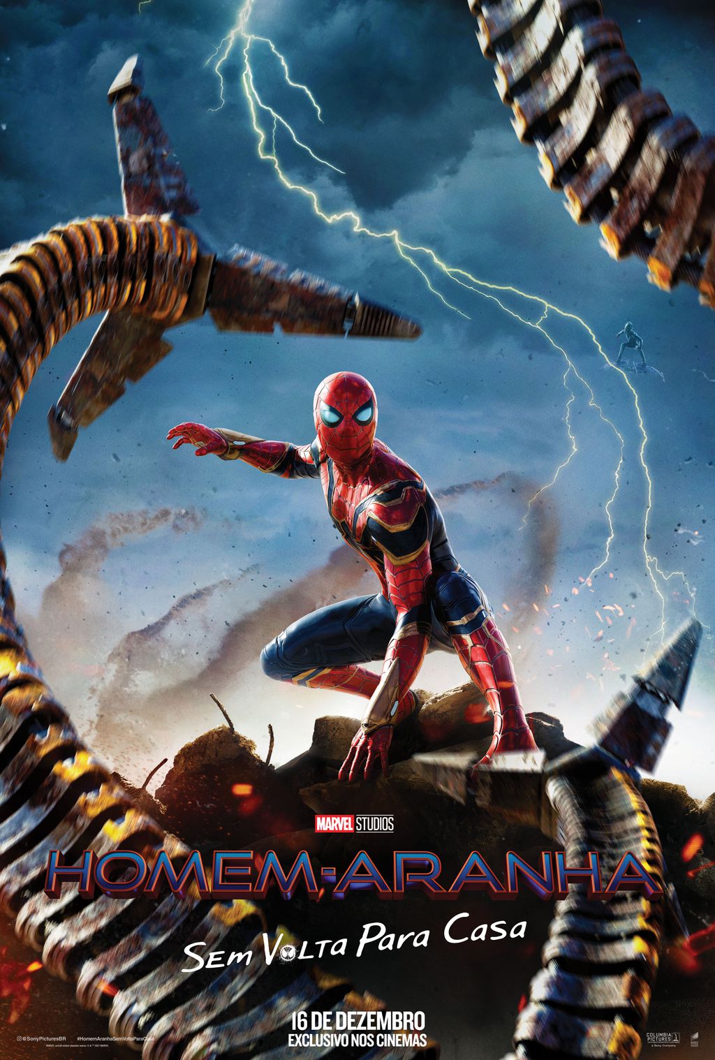 Fantasia Homem-Aranha De Volta ao Lar Tom Holland Traje Filme Adulto /  Infantil